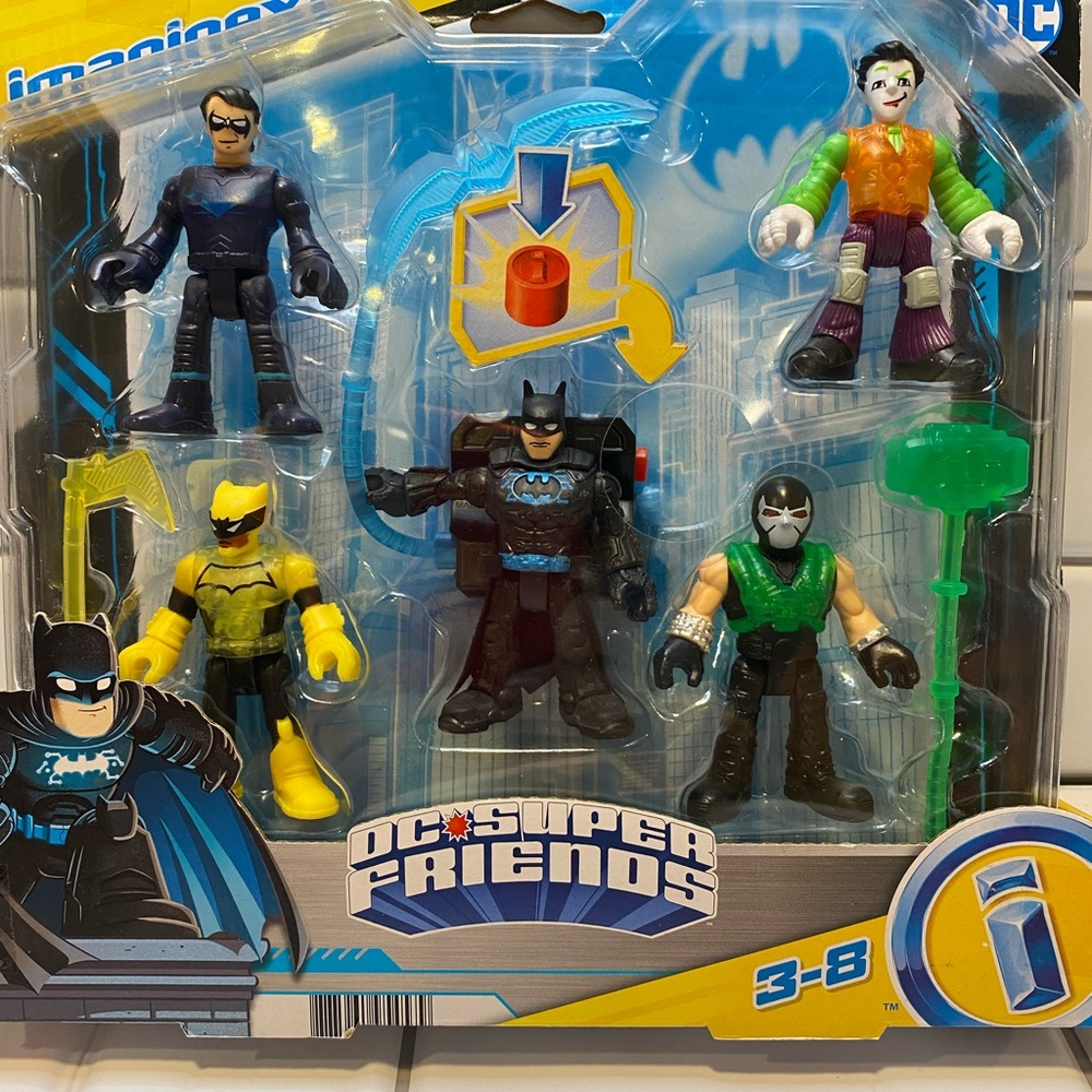 Fisher Price Imaginext DC Super Friends Bat Tech Multi Pack Set 5 Figures